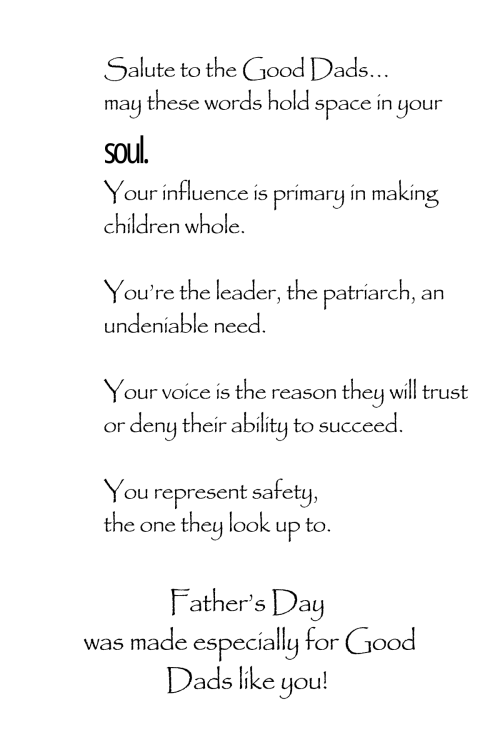 Father's Day - Good Dads